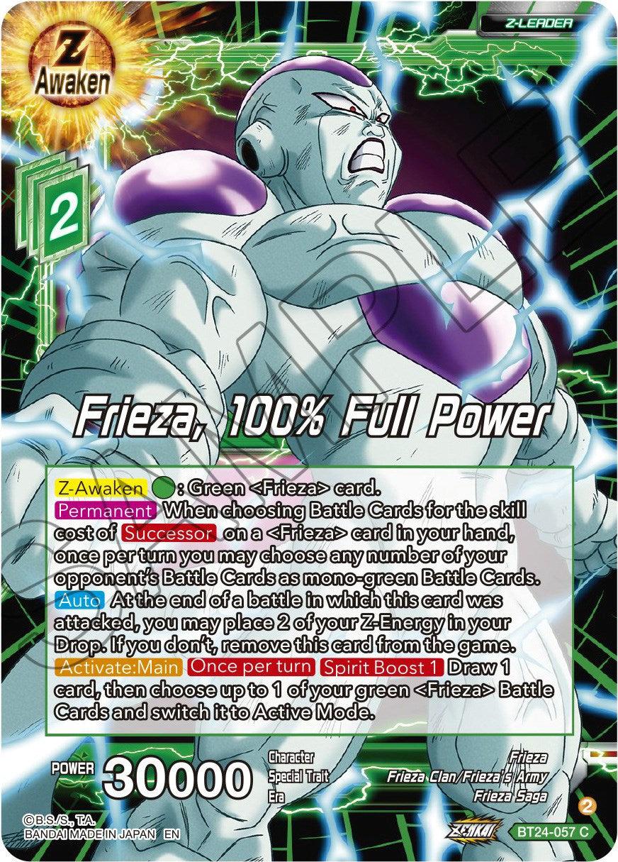 Frieza, 100% Full Power (BT24-057) [Beyond Generations] - POKÉ JEUX