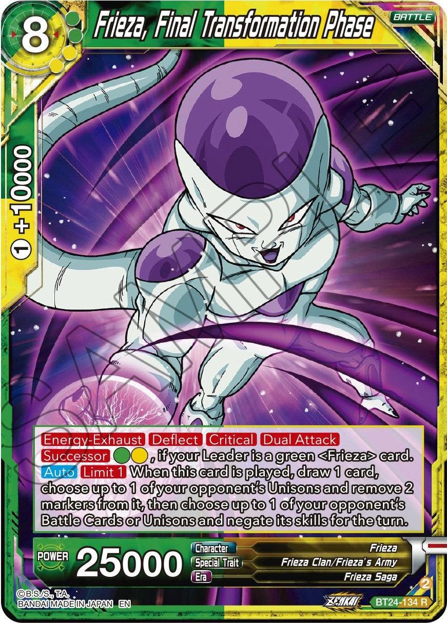 Frieza, Final Transformation Phase (BT24-134) [Beyond Generations] - POKÉ JEUX