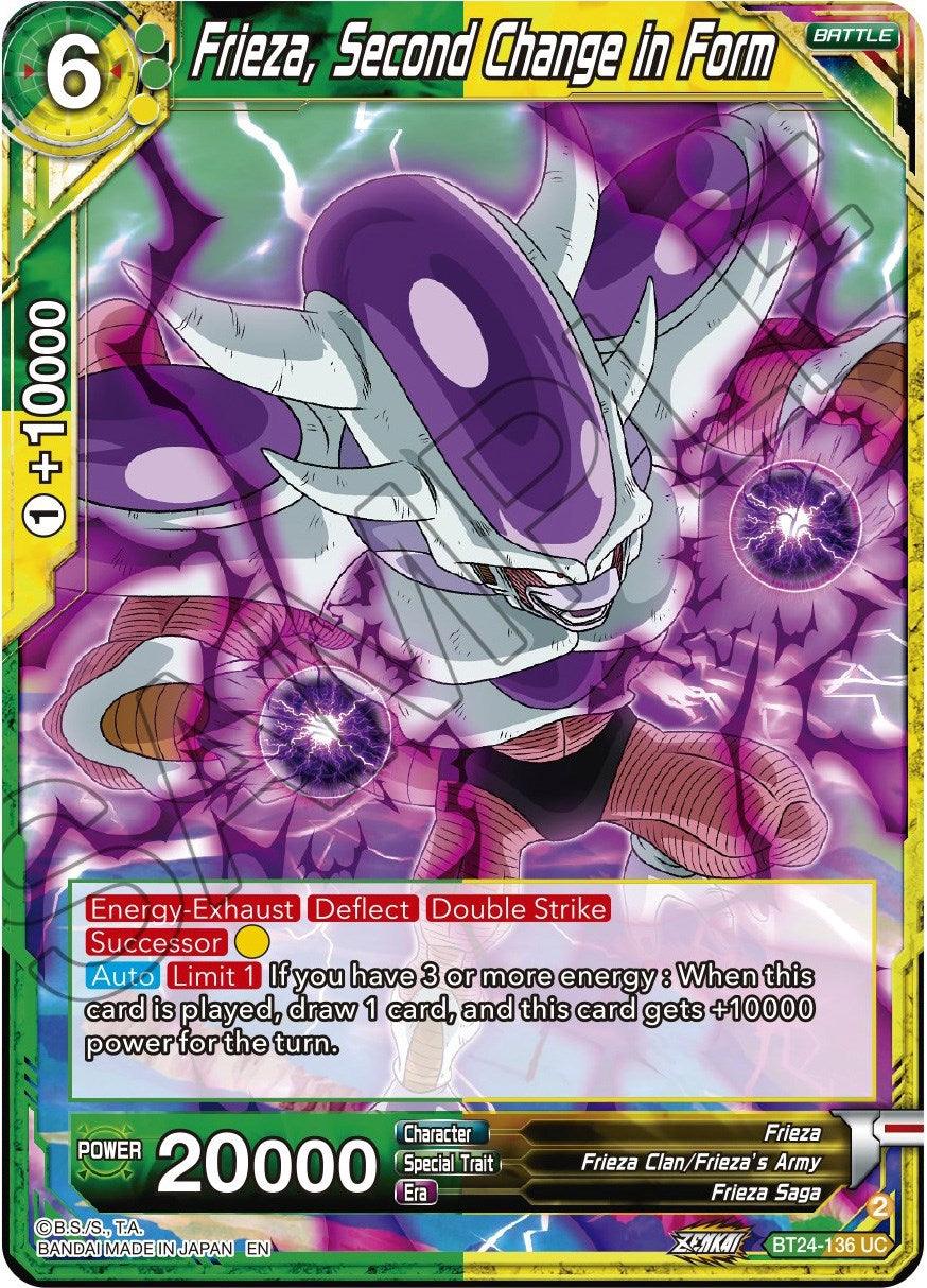 Frieza, Second Change in Form (BT24-136) [Beyond Generations] - POKÉ JEUX