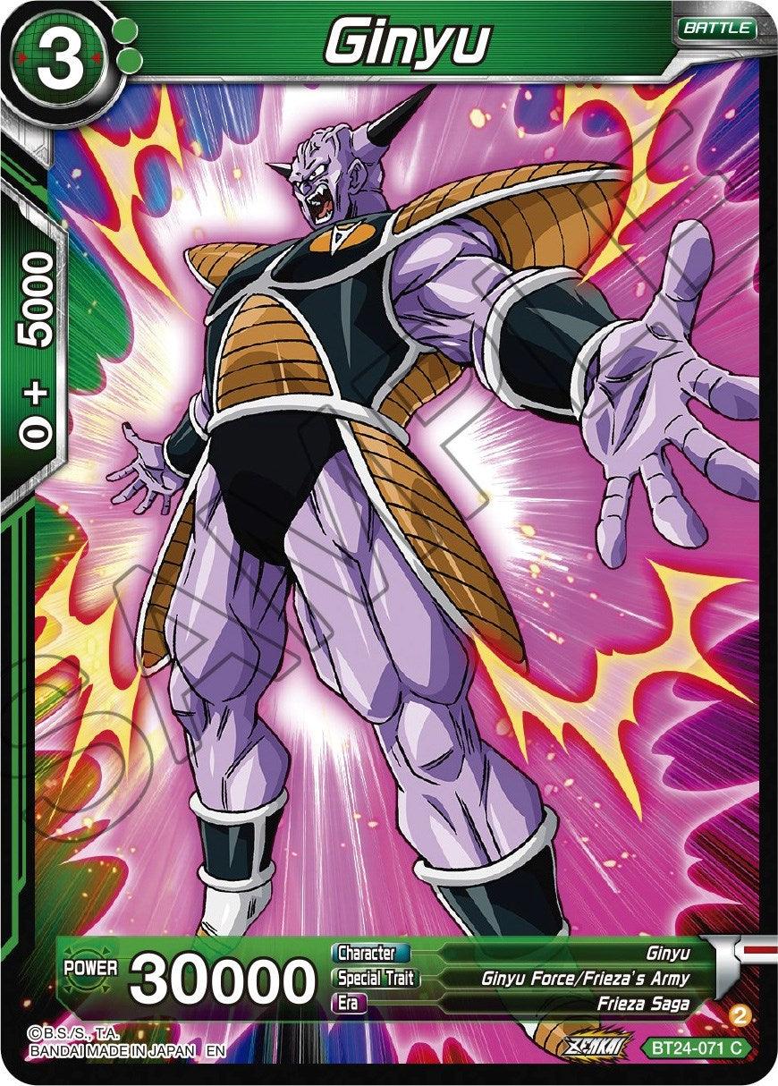 Ginyu (BT24-071) [Beyond Generations] - POKÉ JEUX