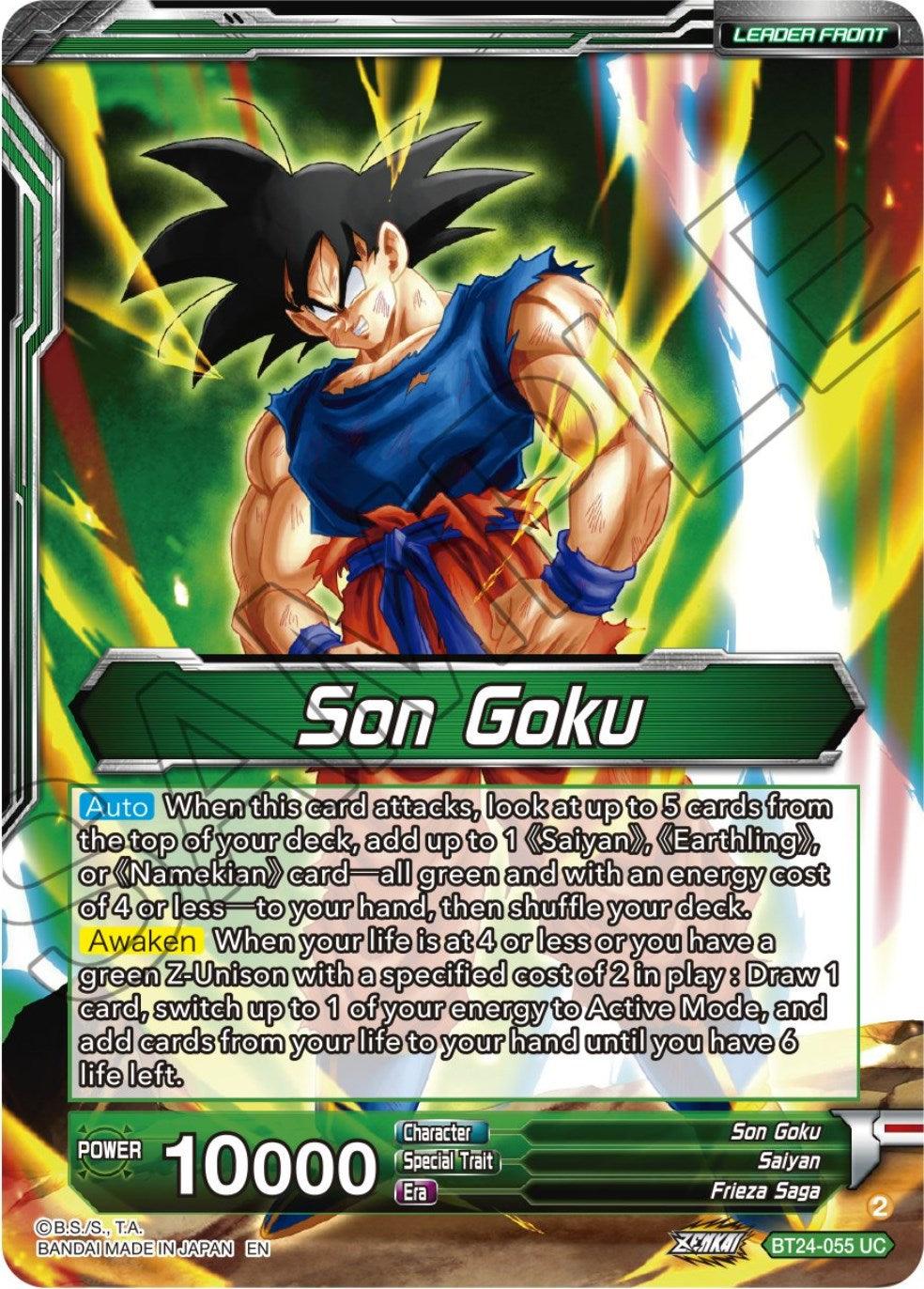 Son Goku // SS Son Goku, Beginning of a Legend (BT24-055) [Beyond Generations] - POKÉ JEUX