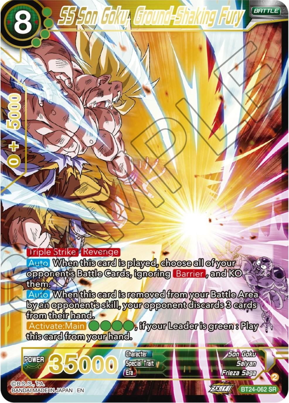 SS Son Goku, Ground-Shaking Fury (BT24-062) [Beyond Generations] - POKÉ JEUX
