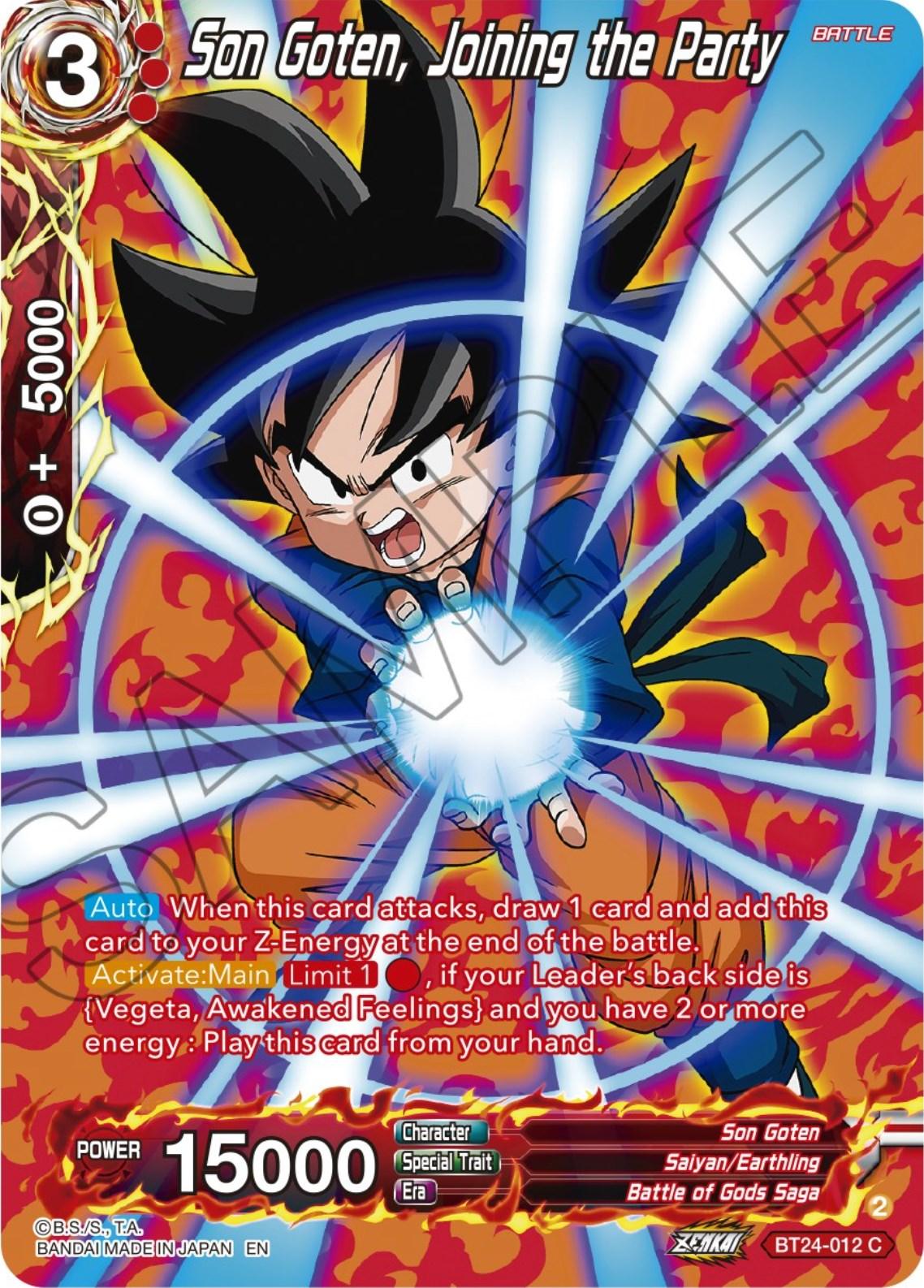 Son Goten, Joining the Party (Collector Booster) (BT24-012) [Beyond Generations] - POKÉ JEUX