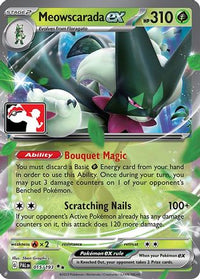 Meowscarada ex (15/193)  - Prize Pack Series Cards Holofoil