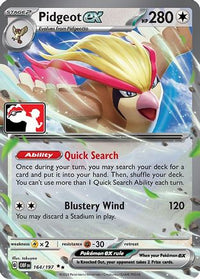 Pidgeot ex (164) - Prize Pack Series Cards Holofoil