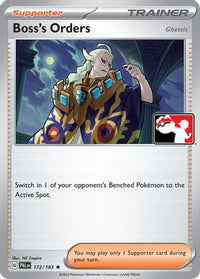 Boss's Orders (172/193)  - Prize Pack Series Cards