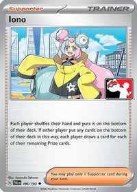 Iono (185) - Prize Pack Series Cards