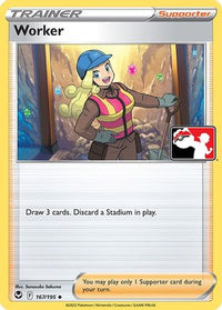 Worker (167/195)  - Prize Pack Series Cards Holofoil