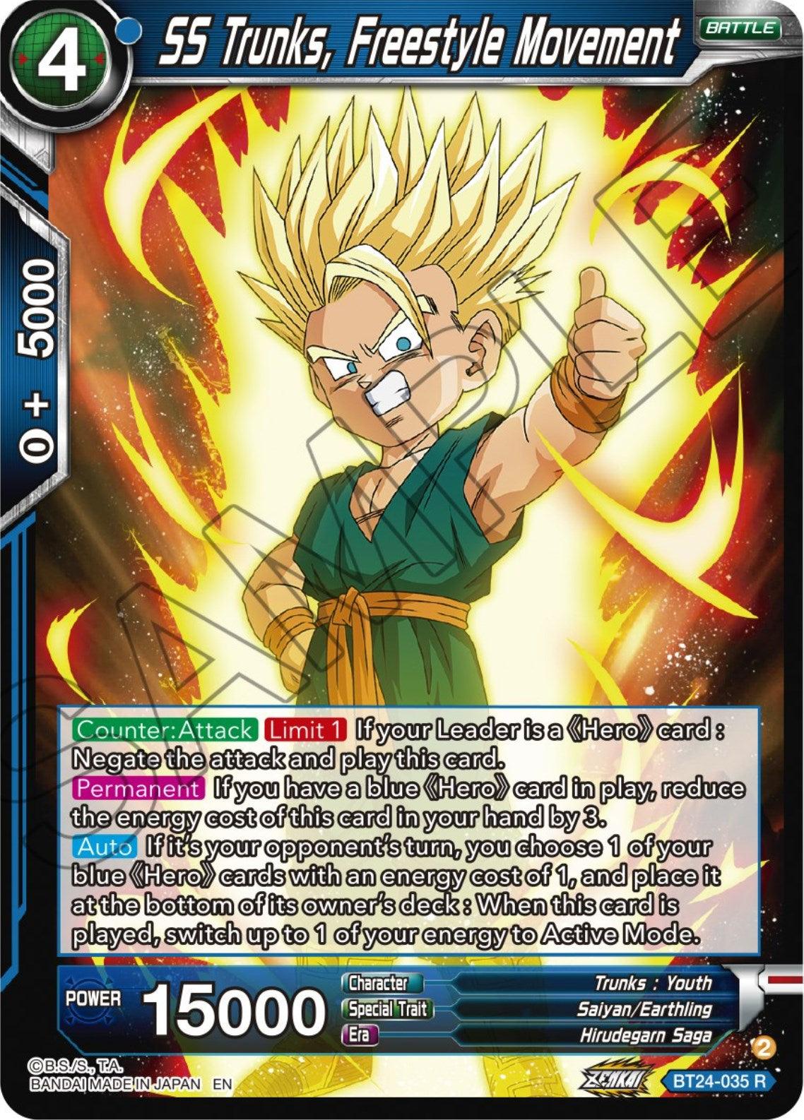 SS Trunks, Freestyle Movement (BT24-035) [Beyond Generations] - POKÉ JEUX