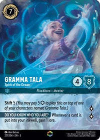 Gramma Tala - Spirit of the Ocean (Alternate Art) (217/204) [Into the Inklands]