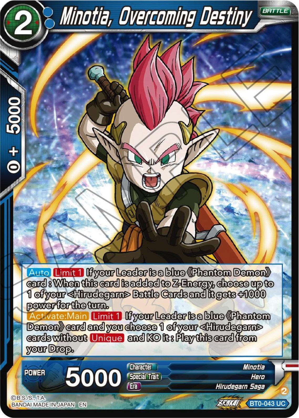 Minotia, Overcoming Destiny (BT24-043) [Beyond Generations] - POKÉ JEUX