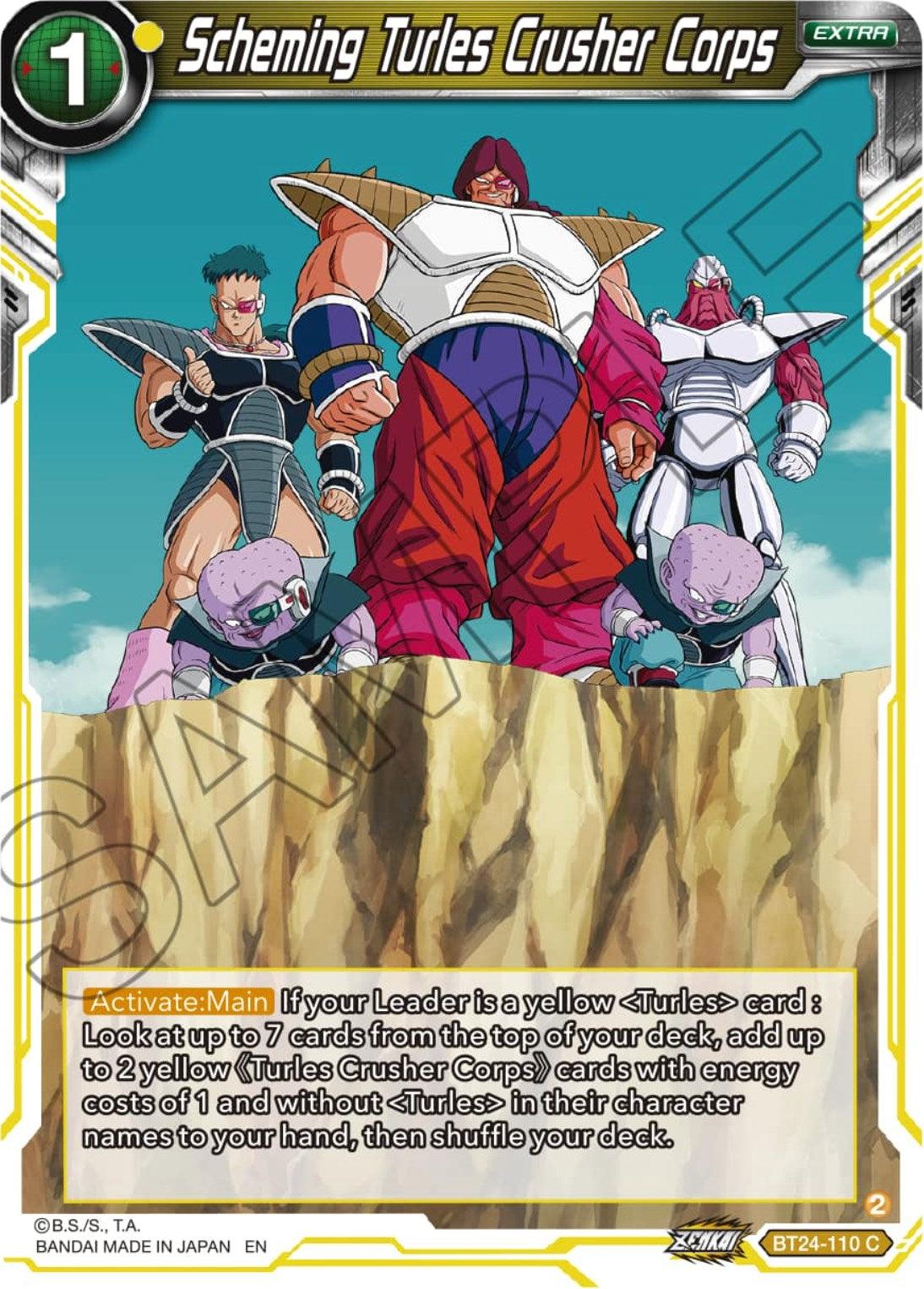 Scheming Turles Crusher Corps (BT24-110) [Beyond Generations] - POKÉ JEUX