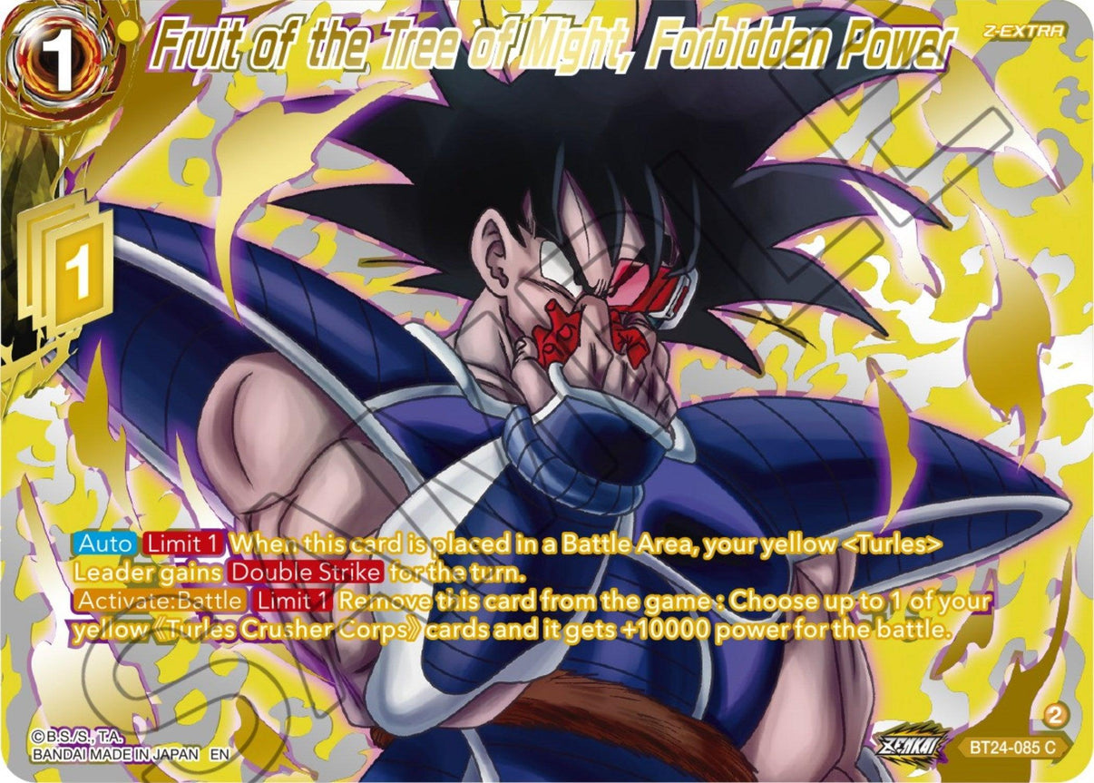 Fruit of the Tree of Might, Forbidden Power (Collector Booster) (BT24-085) [Beyond Generations] - POKÉ JEUX