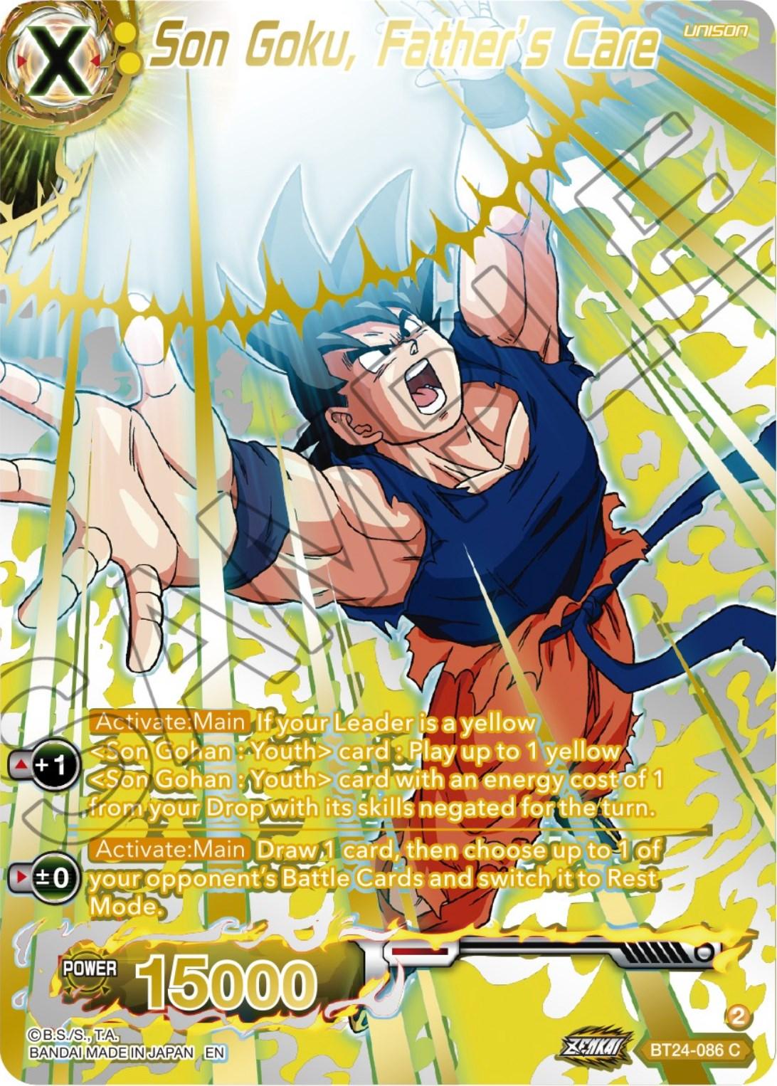 Son Goku, Father's Care (Collector Booster) (BT24-086) [Beyond Generations] - POKÉ JEUX