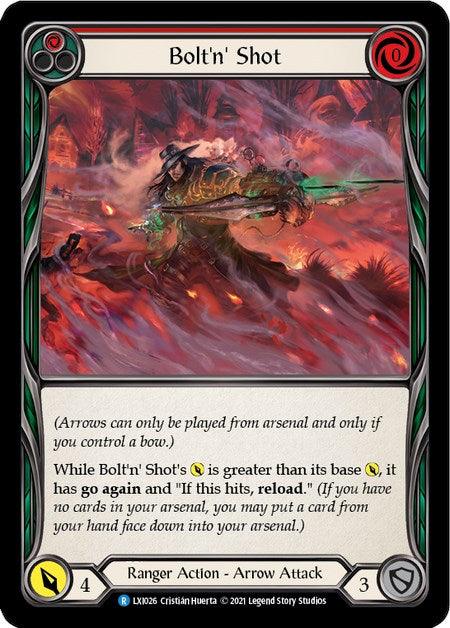 Bolt'n Shot (Red) [LXI026] (Tales of Aria Lexi Blitz Deck) 1st Edition Normal - POKÉ JEUX