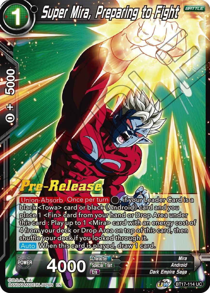 Super Mira, Preparing to Fight (BT17-114) [Ultimate Squad Prerelease Promos] - POKÉ JEUX