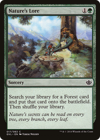 Nature's Lore (DD3-017) - Duel Decks Anthology: Garruk vs. Liliana Foil