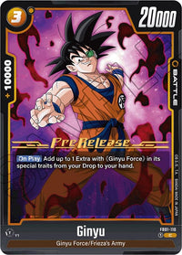 Ginyu (FB01-110) [Awakened Pulse Pre-Release Cards] - POKÉ JEUX