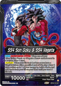 SS4 Son Goku & SS4 Vegeta // SS4 Vegito, Sparking Potara Warrior (SLR) (BT24-112) [Beyond Generations] - POKÉ JEUX