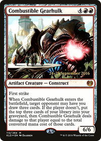 Combustible Gearhulk [Kaladesh Prerelease Promos]