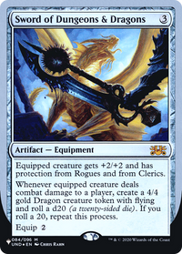 Épée de Donjons &amp; Dragons (Unfinity Foil Edition) [La liste] 