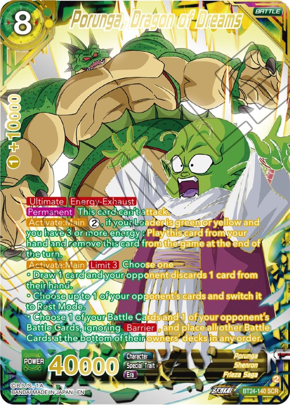 Porunga, Dragon of Dreams (Collector Booster) (BT24-140) [Beyond Generations] - POKÉ JEUX