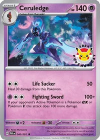 Ceruledge (Pokemon Day 2024) (Cosmos Holo) (40/091)  - Miscellaneous Cards & Products Holofoil