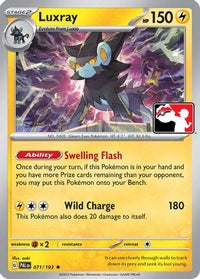 Luxray (71/193)  - Prize Pack Series Cards