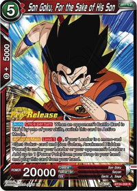 Son Goku, For the Sake of His Son (BT24-008) [Beyond Generations Prerelease Promos] - POKÉ JEUX