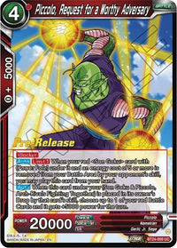 Piccolo, Request for a Worthy Adversary (BT24-009) [Beyond Generations Prerelease Promos] - POKÉ JEUX