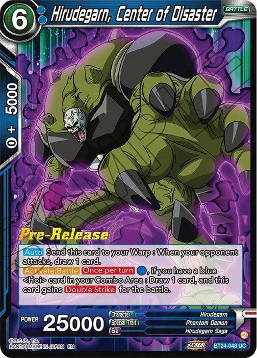 Hirudegarn, Center of Disaster (BT24-048) [Beyond Generations Prerelease Promos] - POKÉ JEUX