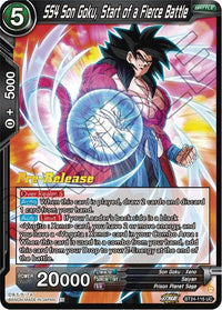SS4 Son Goku, Start of a Fierce Battle (BT24-116) [Beyond Generations Prerelease Promos] - POKÉ JEUX