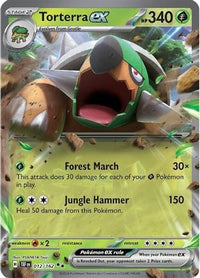 Torterra ex (12/162) - SV05 Temporal Forces Holofoil