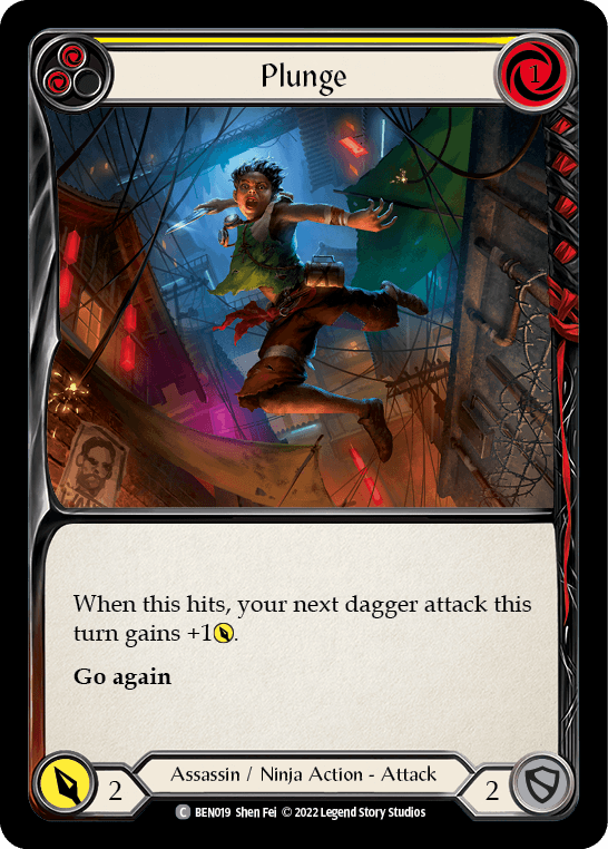 Plunge (Yellow) [BEN019] (Outsiders Benji Blitz Deck) - POKÉ JEUX