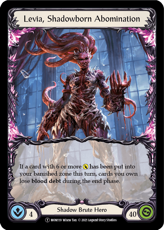 Levia, Shadowborn Abomination // Levia [U-MON119 // U-MON120] (Monarch Unlimited) Unlimited Normal - POKÉ JEUX
