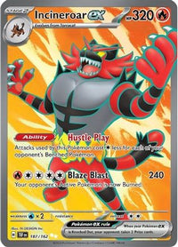 Incineroar ex (187/162)  - SV05 Temporal Forces Holofoil