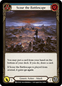 Scour the Battlescape (Blue) [U-WTR196] (Welcome to Rathe Unlimited) Unlimited Normal - POKÉ JEUX