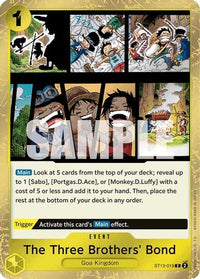 The Three Brothers' Bond [Ultra Deck: The Three Brothers]
