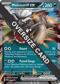 Mabosstiff ex Jumbo Card (86) - Jumbo Cards Holofoil