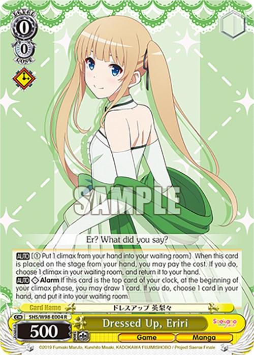 Dressed Up, Eriri (SHS/W98-E004 R) [Saekano the Movie: Finale] - POKÉ JEUX