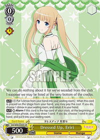 Dressed Up, Eriri (SHS/W98-E004S SR) [Saekano the Movie: Finale] - POKÉ JEUX