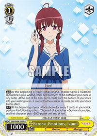 Earnest Emotions, Izumi (SHS/W98-E007 R) [Saekano the Movie: Finale] - POKÉ JEUX