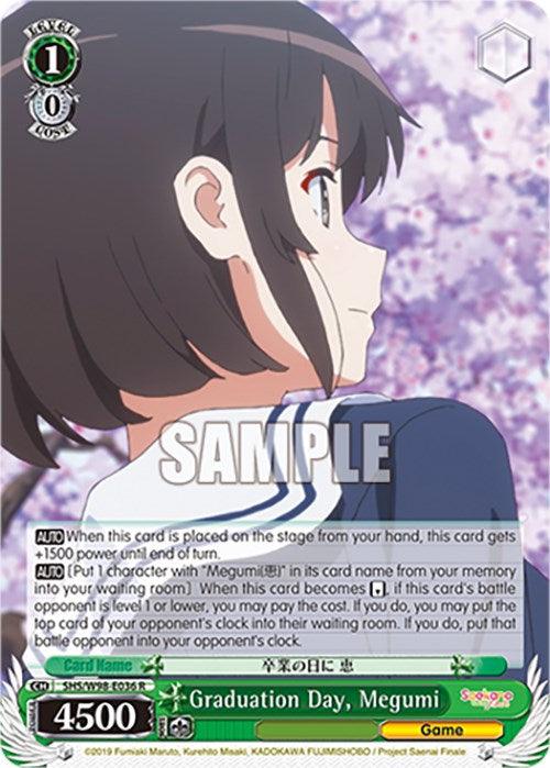Graduation Day, Megumi (SHS/W98-E036 R) [Saekano the Movie: Finale] - POKÉ JEUX