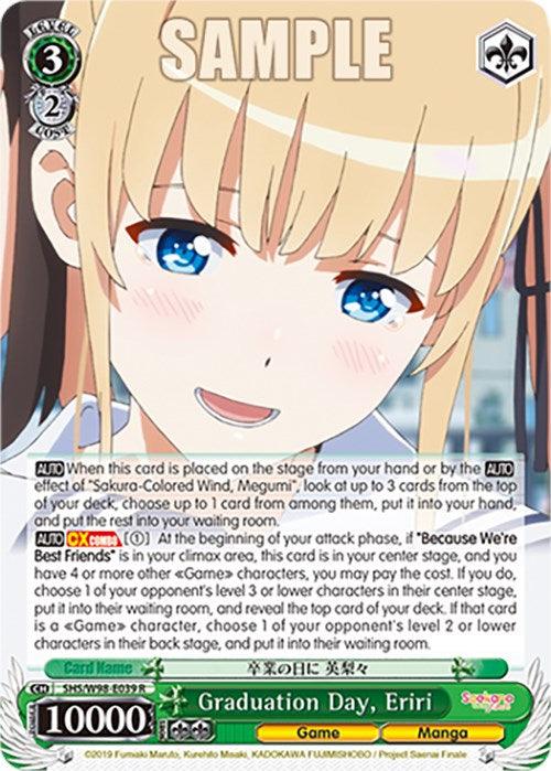Graduation Day, Eriri (SHS/W98-E039 R) [Saekano the Movie: Finale] - POKÉ JEUX