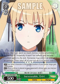 Inexcusable, Eriri (SHS/W98-E046 C) [Saekano the Movie: Finale] - POKÉ JEUX
