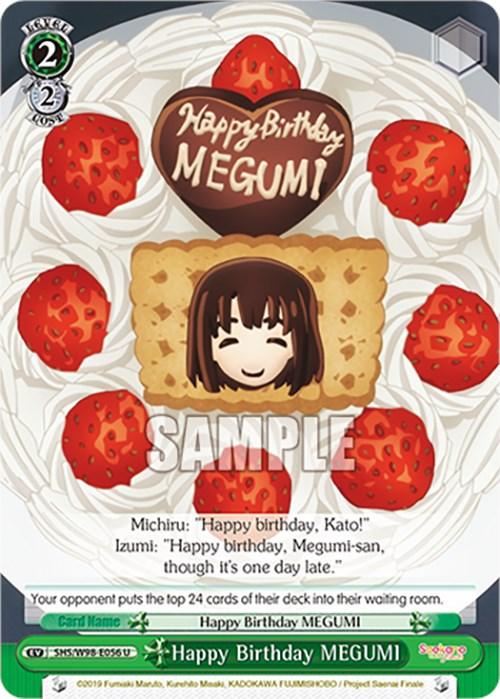 Happy Birthday MEGUMI (SHS/W98-E056 U) [Saekano the Movie: Finale] - POKÉ JEUX
