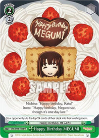 Happy Birthday MEGUMI (SHS/W98-E056 U) [Saekano the Movie: Finale] - POKÉ JEUX