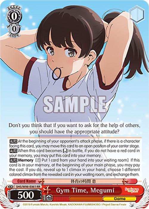 Gym Time, Megumi (SHS/W98-E061 RR) [Saekano the Movie: Finale] - POKÉ JEUX
