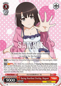 Racing Heartbeat Overlap, Megumi (SHS/W98-E067S SR) [Saekano the Movie: Finale] - POKÉ JEUX