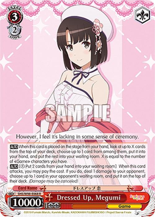 Dressed Up, Megumi (SHS/W98-E068 R) [Saekano the Movie: Finale] - POKÉ JEUX